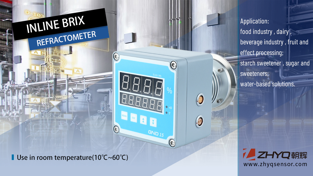 binnen Bedankt erwt In-line Brix Refractometer for Food and Beverage Process Monitoring